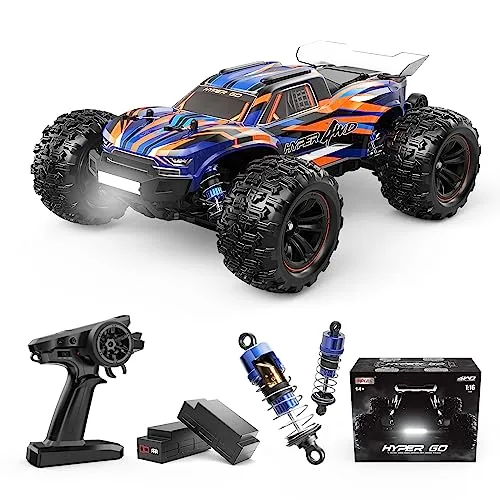 HYPER GO H16DR 1/16 Scale Fast RC Batteries Ready to Run Remote Control Car High Speed Jump RC Monster Truck