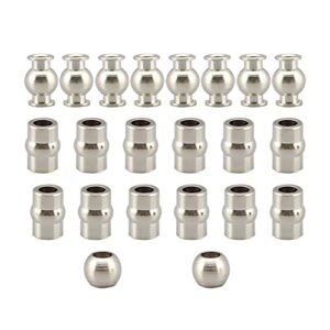 RCAWD #45 Steel Pivot Ball Set Conqueror RC Rock Crawler Parts for ARRMA 3S Models