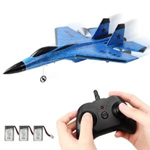 BEHORSE RC Glider Tow Plane 2 Channel Remote Control Airplane Ready to Fly with 2.4GHz Easy Control for Beginners