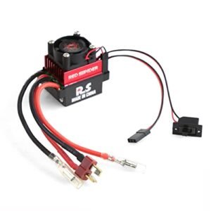 HobbyWing 60A Brushed Electronic Governor RC Car ESC for TRX4 SCX10 Crawler with T Plug
