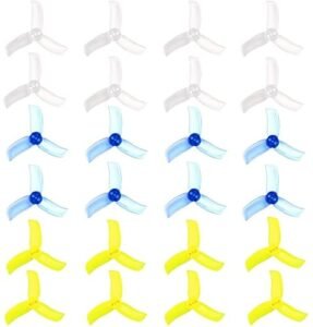 GEMFAN 2040 3 Blade Propellers 2 Inch 3 Blade Props for 0804 0806 1103 1104 1105 6200 10000KV FPV Mini Racing Motors 24pcs