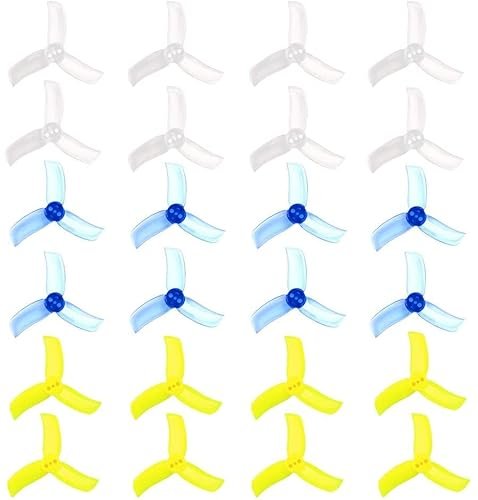 GEMFAN 2040 3 Blade Propellers 2 Inch 3 Blade Props for 0804 0806 1103 1104 1105 6200 10000KV FPV Mini Racing Motors 24pcs