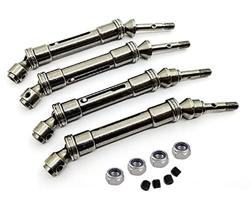 R.S RC CVD Steel Front Rear Drive Shaft Assembly Heavy Duty for 1/10 Slash 4x4 Stampede VXL 2WD 6851R 6851X 6852R 6852X