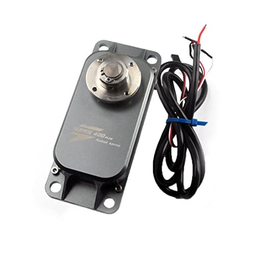 HAPPYMODEL 400kg High Torque Metal Brushed Servo Steering Gear for Industrial Robot Arm DIY Models 12v 24v
