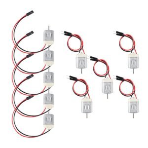 10Pcs 1.5V-6V Type 130 EK1450 & EK1894 Miniature DC Motors for Hobby DIY Projects (2 Type)