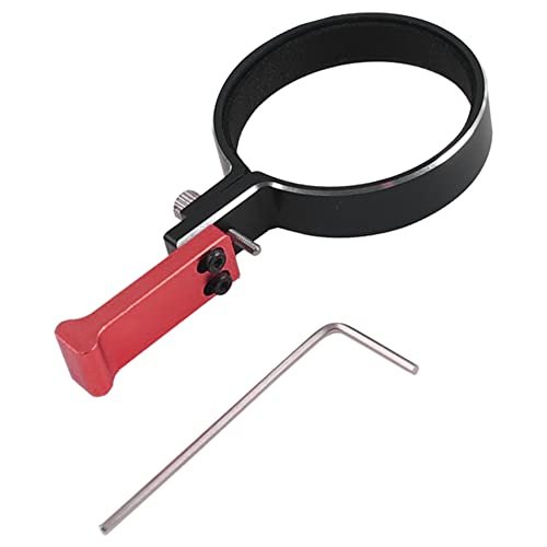 Vgoohobby Lexus RC Steering Wheel Trigger One Handed Control Adapter Compatible with Flysky gt5 Traxxas TQI Dumborc Remote Controller Transmitter 1.55 to 1.65 Inches Red
