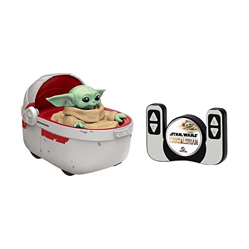 Jam'n Products Inc Star Wars The Mandalorian Baby Yoda Stunt RC Car 2.4 GHz Radio Control Toy for Kids Boys and Girls Featuring RC Submarine Wars