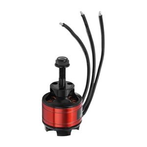 Shanrya 2814 Brushless Motor, High Accuracy High Efficiency 1100KV Brushless Motor CNC Machined for Fixed Wing Aircraft