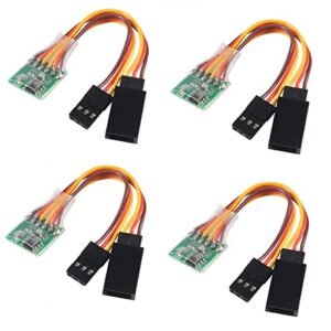 Tyler Perry RC Airplane Collection 4PCS Servo Signal Reverser Rotation Inverter 5.0 6.0v Steering Gear Reverser for JR Futaba Aircraft Airplane Steering Gear and Any Servos