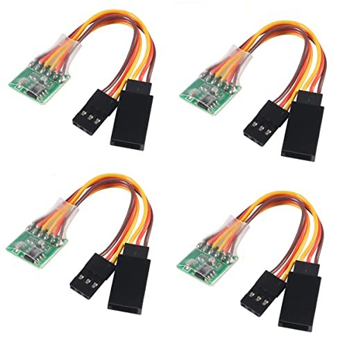 Tyler Perry RC Airplane Collection 4PCS Servo Signal Reverser Rotation Inverter 5.0 6.0v Steering Gear Reverser for JR Futaba Aircraft Airplane Steering Gear and Any Servos