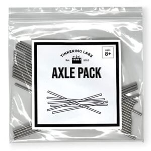 Tinkering Labs Axles 20 PCS Stainless Steel for RC Engineering and Construction Management Projects