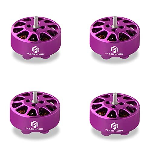 King 1303 8000KV RC Brushless Motor 4PCS Set for FPV UAV Drone Quadcopter Multicopters Toothpick Drone Perfect for RC Auction Enthusiasts