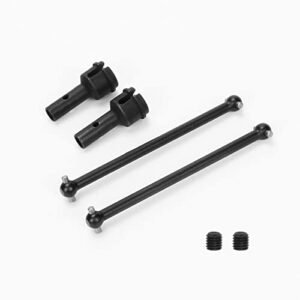 RCAWD RC Plane Wheel Collars 2x Rear Wheel Axle 8X36mm Dogbone 91mm for Arrma 6S BLX Infraction Felony Typhon Upgrade Parts