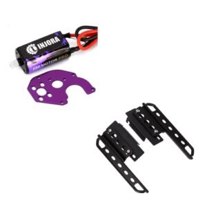 INJORA 050 50T Pro Motor and Rock Sliders for Axial SCX24 Gladiator Upgrade