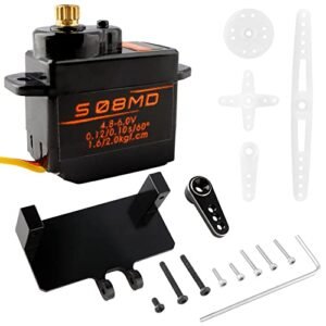 GDOOL S08MD 12g Digital Servo High Torque Metal RC Servo for Lexus RC F Widebody Upgrade Parts