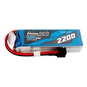 Gens ace 3S Lipo Battery 11.1V 25C 2200mAh with EC3 T and XT60 Adapter for RC Models
