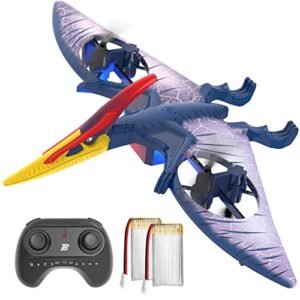 BEZGAR HQ052 Remote Control Dinosaur Drone Toy for Kids