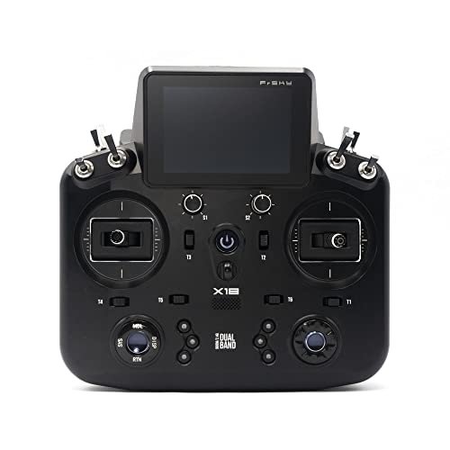 FrSky Tandem X18 RC Wheels and Tyres Compatible Transmitter with Access and ACCST D16 Protocols Black