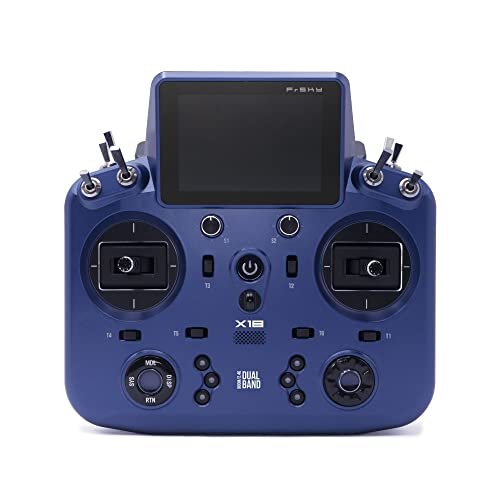 FrSky Tandem X18 Tandem Rotor RC Transmitter Compatible with ACCST D16 V2 and R9 TD Receivers Blue
