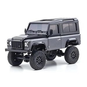 Kyosho Mini Z 4x4 Land Rover Defender 90 Autobio Gry Blk KYO32526GM Electric RC Car Kit
