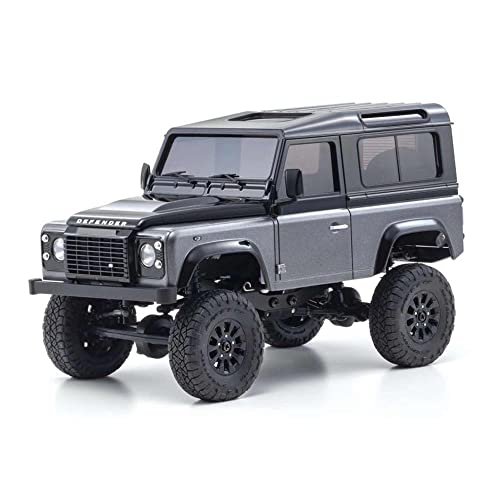 Kyosho Mini Z 4x4 Land Rover Defender 90 Autobio Gry Blk KYO32526GM Electric RC Car Kit