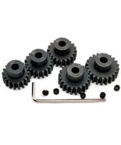 Raflot VICRAZZE Hardened Steel M1 Pinion Gear Sets for RC Willey Coffee Table Sets 18T 19T 20T 21T 22T 5mm Shaft Motor Gears with Hex Key