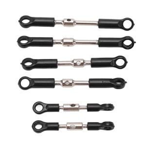 Upgraded RC Tie Rods Steering Linkage Rod Set for WLtoys 144001 144002 124018 124019 124017 124016 Compatible with Aldi RC Car Accessories