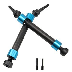 ShareGoo 2Pcs Steel Splined CVD Drive Shaft Front Rear CVD Axles for Himoto RC Monster Truck 1 10 Traxxas Maxx 4S 89076 4