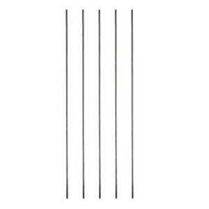 Crapyt Silver M2 Pushrod Linkage Rods 304 Stainless Steel RC Linkage Rods for Airplane Boat Helicopter 5 PCS 200x2mm