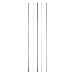 Crapyt 5 PCS Pushrod Silver M2 Linkage Rod 300x2mm 304 Stainless Steel for RC Model Fuel Plane Boat