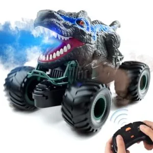 Bennol 2.4GHz Dinosaur Remote Control Car Toys for Kids The Best Indoor RC Car with Light Sound and Spray Features