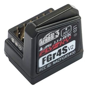 Flysky Noble NB4 Pro FS FGR4S V2 Receiver Compatible with VP Pro RC Tires for Enhanced RC Car and Boat Performance