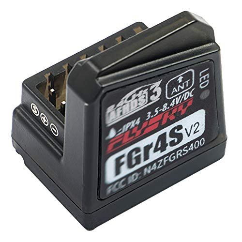Flysky Noble NB4 Pro FS FGR4S V2 Receiver Compatible with VP Pro RC Tires for Enhanced RC Car and Boat Performance