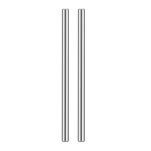 Durable RC Motor Shaft for RC Float Plane Crashes Repair 1 Pair Stainless Steel 5mm DIY RC Car Model Straight Metal Round Shaft Replacement