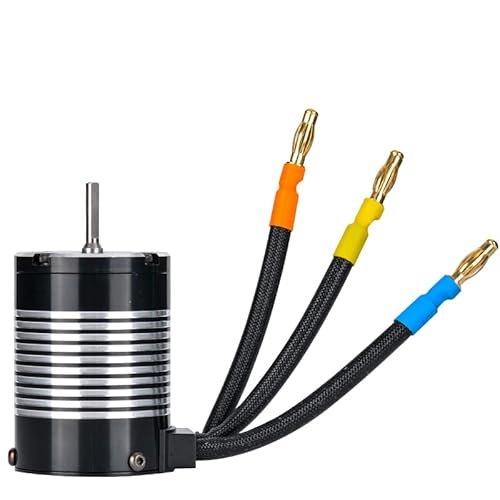 PYFORE 3650 Brushless Motor 3300KV High Torque Motor for RC Century Boat and 1/8 1/10 1/12 Remote Control Cars