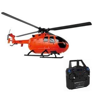 GoolRC Gyro Flyer XL RC Helicopter with 6 Axis Gyro Stabilization Altitude Hold and Modular Battery for Beginners and Adults Orange