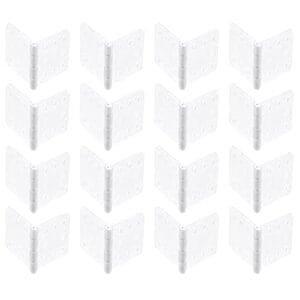 skrnrhrery Nylon Hinges 16 Pack for RC Airplane Sizes Small Medium Large Fixed Wing Model Airplane Parts