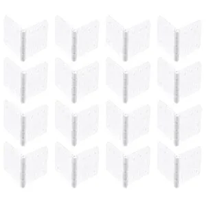 skrnrhrery Nylon Hinges 16 Pack for RC Airplane Sizes Small Medium Large Fixed Wing Model Airplane Parts