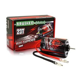 Red Spider 540A 23T Brushed Motor and 60A ESC Combo for RC Willey Vegas 1/10 HSP Redcat Traxxas Tamiya HPI Axial Brand Cars