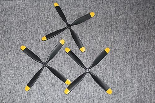 DKNTZO 3pcs EP170mm 4 Blades Propeller Best Park Flyer RC Airplane Spare Part for Volantex rc P51 Mustang 768 1 Drone