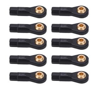 VBESTLIFE M2 Ball Holder Tie Rod Ends 10Pcs Plastic Rc Car Accessory Compatible with Rc Model Sailboat Plans