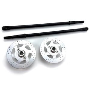 VITAVON UDR Alu7075 Spine Rear Hub and HD Steel Rear Shaft Pair for Crawler Scale Short Course Truck