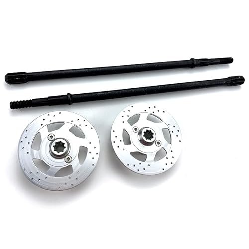 VITAVON UDR Alu7075 Spine Rear Hub and HD Steel Rear Shaft Pair for Crawler Scale Short Course Truck