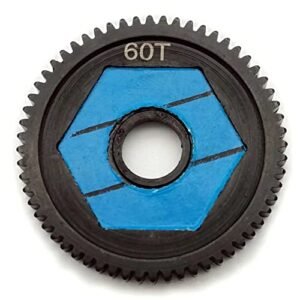Hard Steel Spur Gear with Slipper Pads 60T 0.5M for Losi 1/18 Mini T 2 0 Mini B LOS212016 Compatible with ios 18 2 rc 2