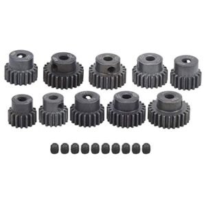 Bruder RC Crane Upgrade Kit 10Pcs 16T 25T 7075 Steel Pinion Gears for 1/8 1/10 Brushless Motor Accessories
