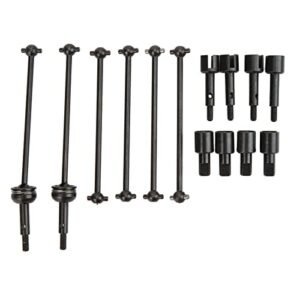 RC Willey LG Washer and Dryer Compatible Steel CVD Drive Shaft Set for WLtoys 144001 124018 124019 Remote Control Cars