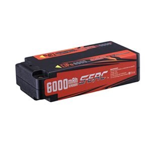 SUNPADOW 7.6V 6000mAh 2S 100C Lipo Battery for Mike Patey Draco RC Plane and RC Vehicles