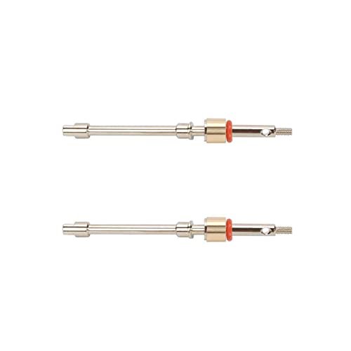 RCAWD 2X 45 Steel Front SCX24 Axle Shaft CVD Drive Shaft for Axial Crawlers SCX24 Bronco Deadbolt Wrangler Gladiator C10 Upgrades