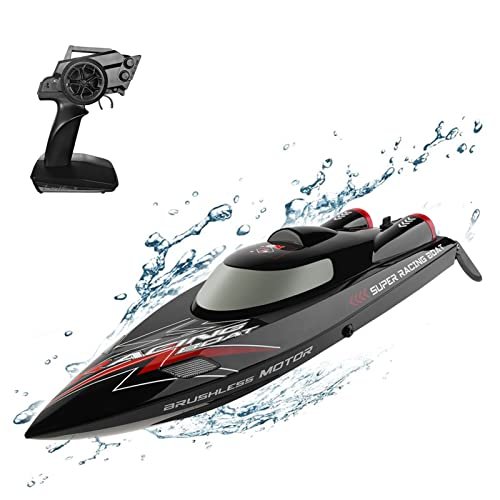 GoolRC Namba RC Boat Racing WLtoys WL916 60KMH High Speed Remote Control Boat with 2.4GHz Frequency for Pools and Lakes