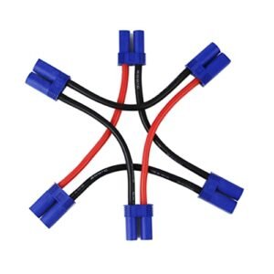 JFtech RC EC5 Series Connector 1 Female to 2 Male EC5 Plug 10cm 12 AWG Wire in Series Cable Adapter for RC Willey in Meridian Idaho